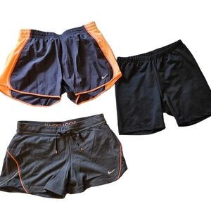 Nike & Aspire Athletic Shorts - 3 Pairs - Running / Bike / Sporty - Size Small